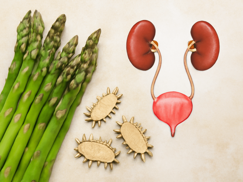 asperges et infections urinaires
