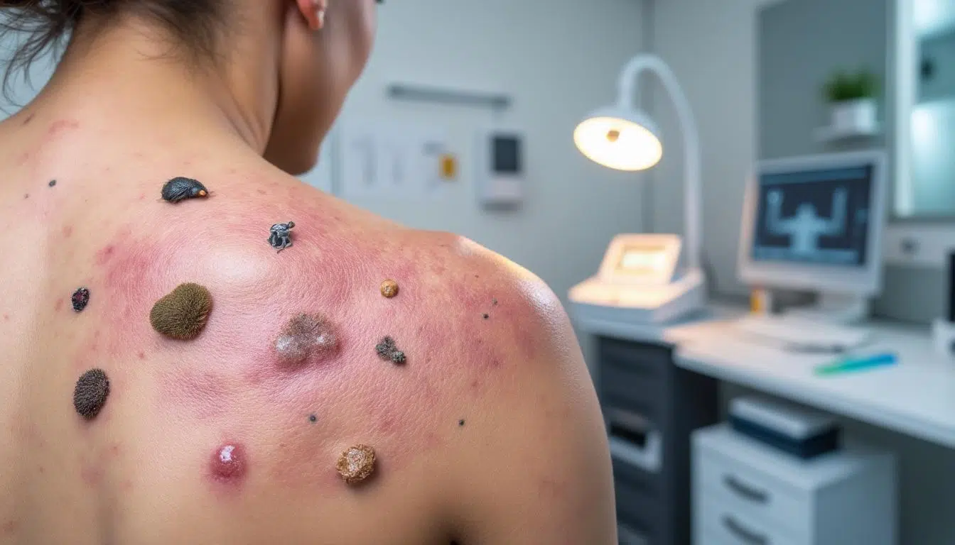 Excroissance de peau : causes fréquentes et solutions médicales