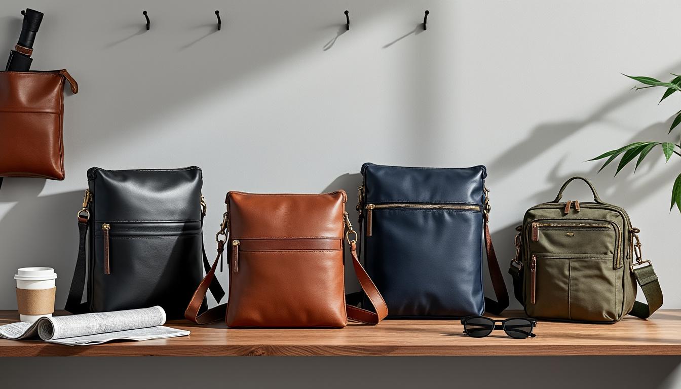 découvrez notre guide complet des meilleurs sacs bandoulières pour homme, alliant style, confort et praticité pour toutes vos occasions.