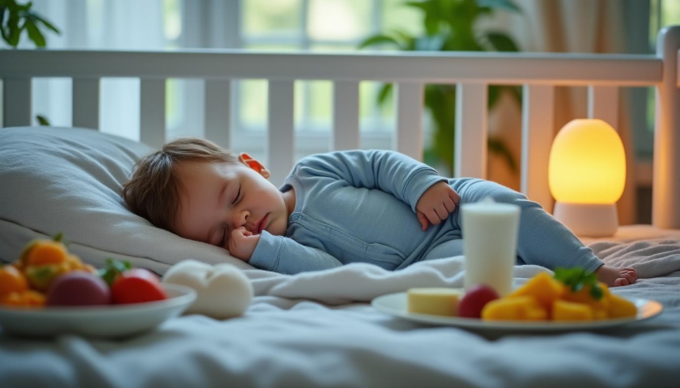 découvrez les raisons pour lesquelles votre bébé peut mal dormir pendant la diversification alimentaire et obtenez des conseils pour améliorer son sommeil.